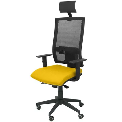 Piqueras y Crespo Horna Bali Bürostuhl Schwarz/Gelb
