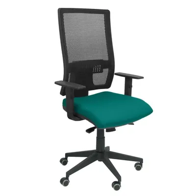 Piqueras y Crespo Horna Bali Bürostuhl ohne Kopfteil, Grün