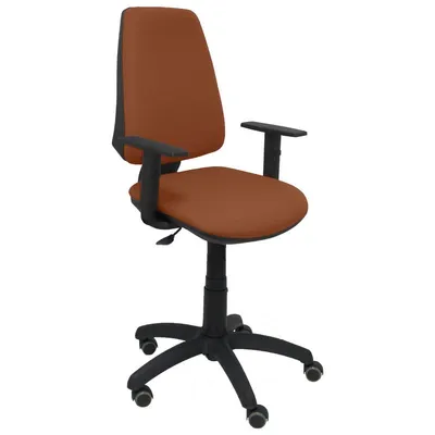 Piqueras y Crespo Elche CP Bali Bürostuhl, verstellbare Armlehnen, Rollen, Parkett, Braun