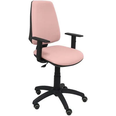 Piqueras y Crespo Elche CP Bali Bürostuhl, verstellbare Armlehnen, Rollen, blassrosa Parkett