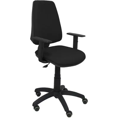 Piqueras y Crespo Elche CP Bali Bürostuhl, verstellbare Armlehnen, Rollen, schwarzes Parkett