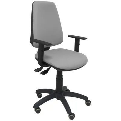 Piqueras y Crespo Elche S Bali Bürostuhl, verstellbare Armlehnen, Rollen, hellgrau, Parkett