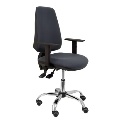 Piqueras y Crespo Elche S Bali 24 Stunden Bürostuhl, verstellbare Armlehnen, Rollen, Parkett, Grau