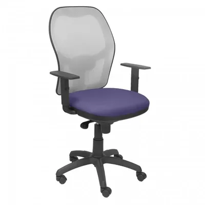 Piqueras y Crespo Jorquera Grey Mesh Chair Bali Sitz Hellblau