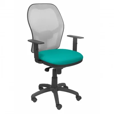 Piqueras y Crespo Jorquera Grey Mesh Chair Bali Sitz Hellgrün