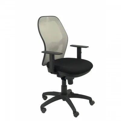Piqueras y Crespo Jorquera grauer Netzstuhl Bali schwarzer Sitz