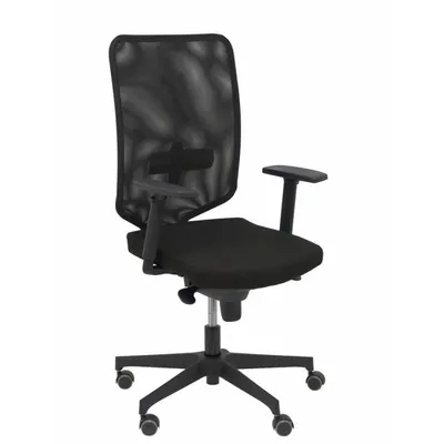 Bürostuhl Piqueras y Crespo Ossa Negra Ergonomisch mit Synchromechanismus und Höhenverstellbar