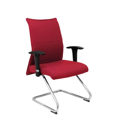 Piqueras und Crespo Albacete Bali Garnet Sled Confidant Stuhl