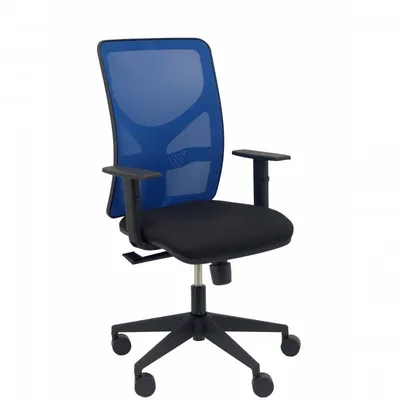 Piqueras y Crespo Motilla Blue Mesh Stuhl Bali Sitz schwarz verstellbarer Arm