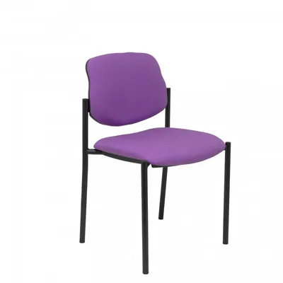 Piqueras y Crespo Villalgordo Bali Fester Stuhl Lila Schwarzes Gestell (27NBALI82)