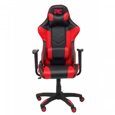 Piqueras y Crespo Atalaya Gaming-Stuhl aus Kunstleder, Schwarz und Rot