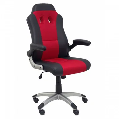 Piqueras y Crespo Talave Gaming-Stuhl aus Kunstleder, Schwarz/Rot