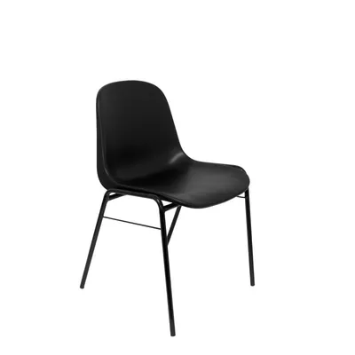 Piqueras und Crespo Alborea 4er-Pack schwarze Stühle