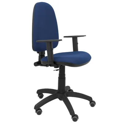 Piqueras y Crespo Ayna Bali Bürostuhl, verstellbare Armlehnen, marineblaue Parketträder