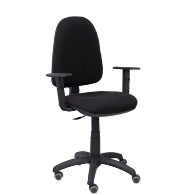 Piqueras y Crespo Ayna Bali Bürostuhl, verstellbare Armlehnen, schwarze Parkettrollen