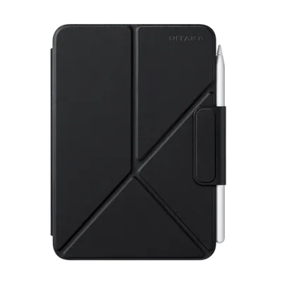Pitaka MagEZ Folio 2 für iPad mini (A17 Pro / 6. Gen), Schwarz