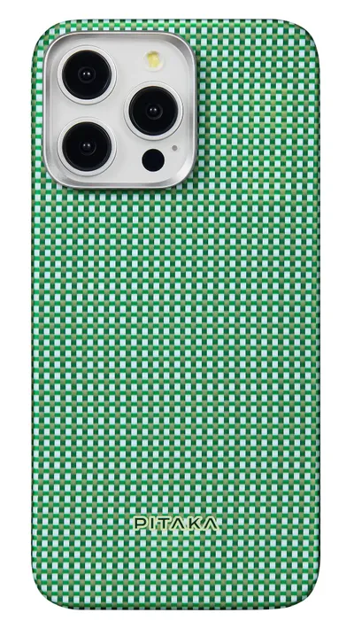 Pitaka MagEZ Case 5 aus Aramidfaser mit MagSafe iPhone 15 Pro Max, Aomori