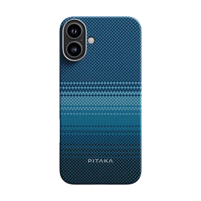 Pitaka Tactile Woven Case aus Aramidfaser mit MagSafe für iPhone 16, Moonrise