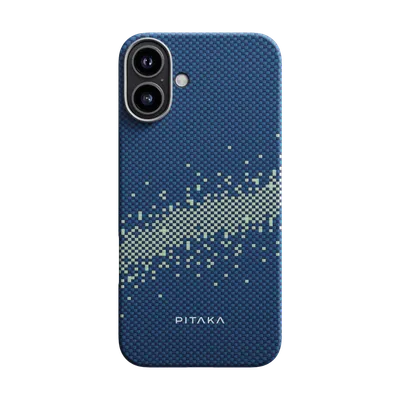 Pitaka Tactile Woven Case aus Aramidfaser mit MagSafe für iPhone 16, Milky Way Galaxy