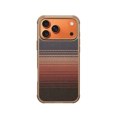 Smartphone-Hülle Pitaka ProGuard Aramidfaser Sunset Robust für iPhone 17 Pro