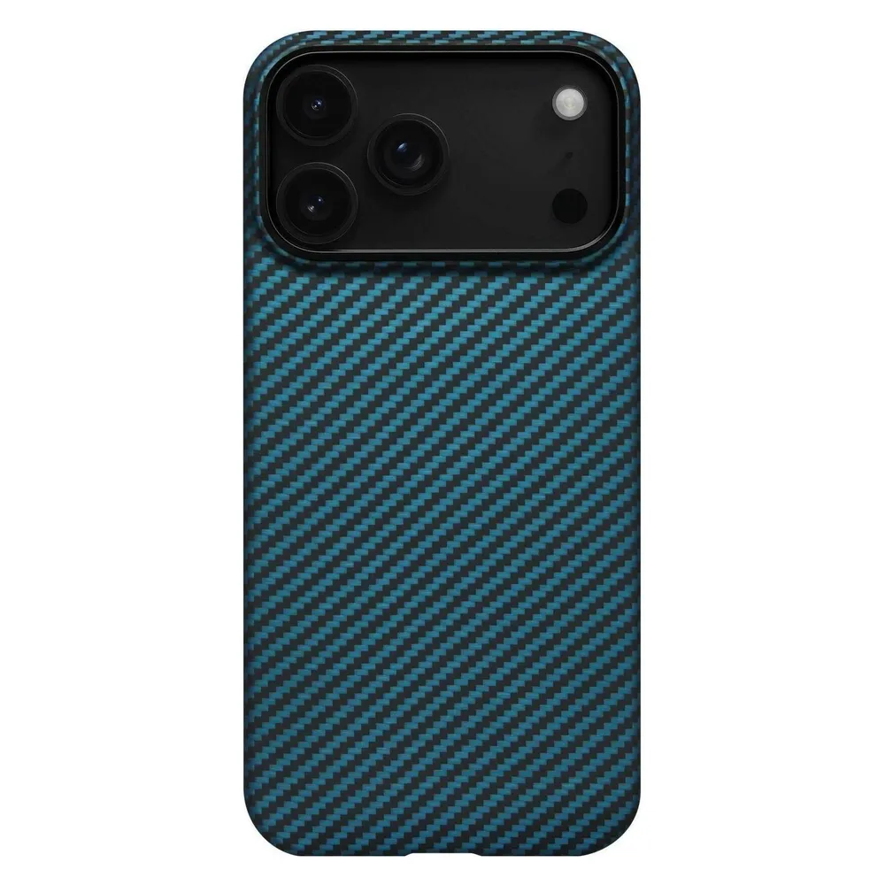 Smartphone-Hülle Pitaka Ultradünn Schwarz/Blau Leicht für iPhone 17 Pro