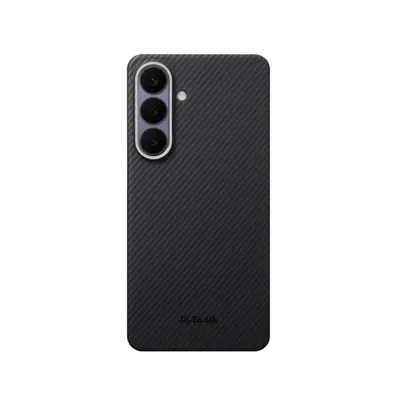 Smartphone-Hülle Pitaka Edge Twill Schwarz/Grau Ultradünn für Galaxy S26 Plus
