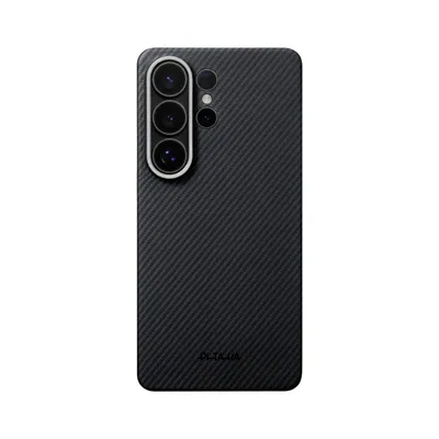 Smartphone-Hülle Pitaka Edge Twill Schwarz/Grau Ultradünn für Galaxy S26 Ultra