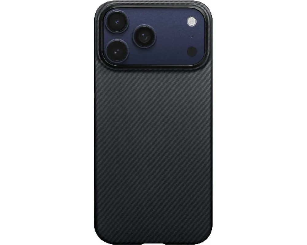 Pitaka Smartphone-Hülle Ultra-Slim Case iPhone 17 Pro Max Black/Grey Twill