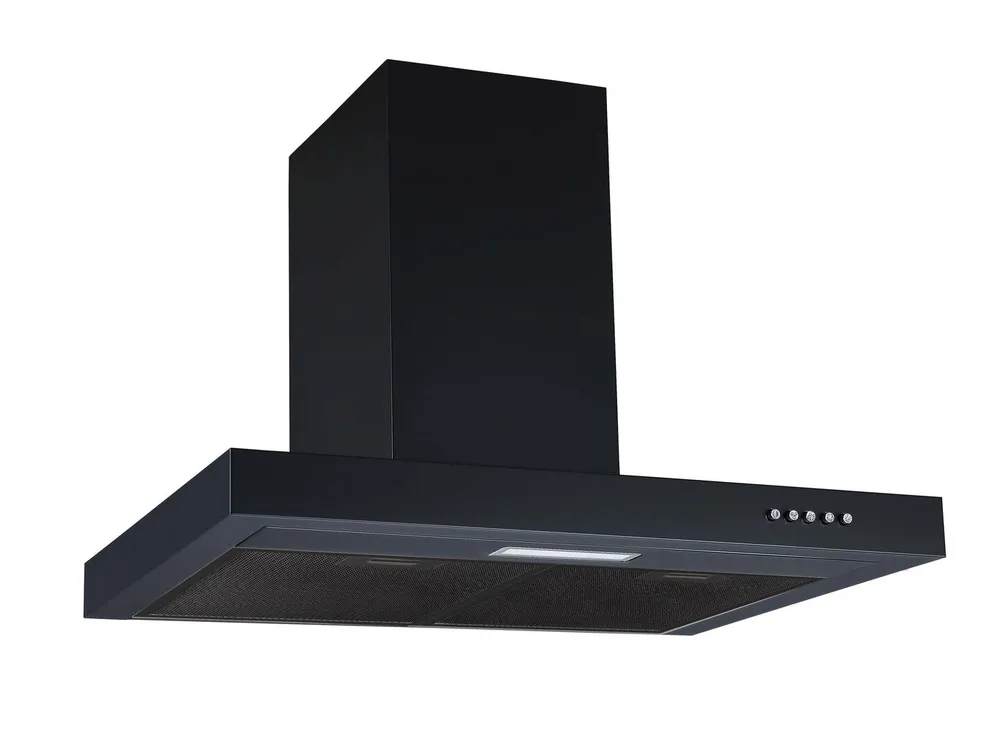 PKM Wandhaube PKM 6004BH Dunstabzugshaube, 60 cm, schwarz 60 cm breit, schwarz, 3 Leistungsstufen, LED-Beleuchtung