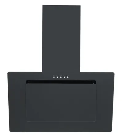 PKM Wandhaube S22-60ABPH Schräghaube Randabsaugung 60 cm Schwarz Energieklasse A