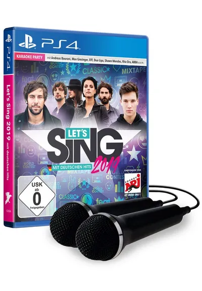 Let's Sing 2019 mit deutschen Hits [+ 2 Mics] (PS4) (USK) Playstation 4