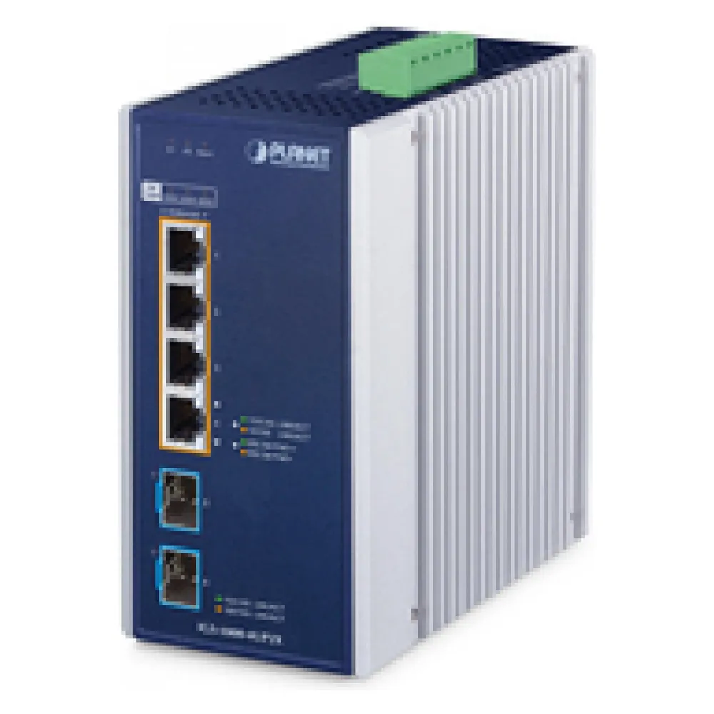 Planet Industrial 4-Port PoE++ Switch IGS-1000-4UP2X