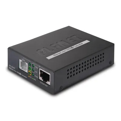 Medienkonverter PLANET VC-231G 1000 Mbit/s Gigabit Ethernet Schwarz
