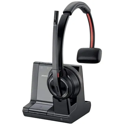 POLY W8210-M, MSFT Kopfhörer Kabellos Kopfband Büro/Callcenter Bluetooth Schwarz
