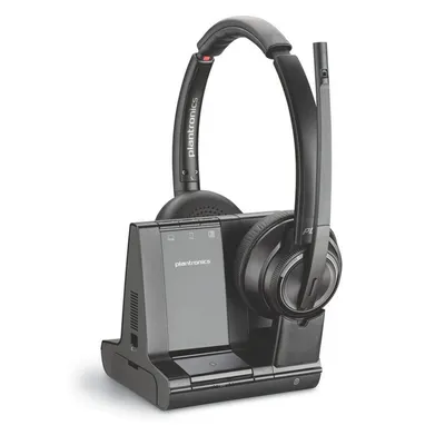 POLY W8220-M, MSFT Kopfhörer Kabellos Kopfband Büro/Callcenter Bluetooth Schwarz