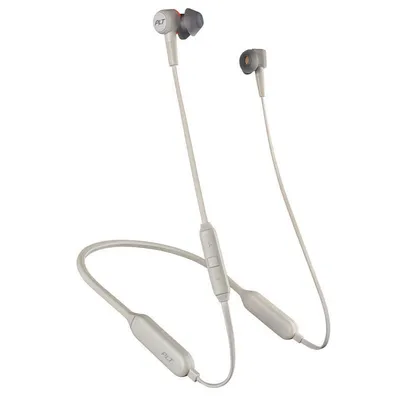 Plantronics BackBeat Go 410 In-Ear-Kopfhörer mit aktiver Geräuschunterdrückung, White Bone