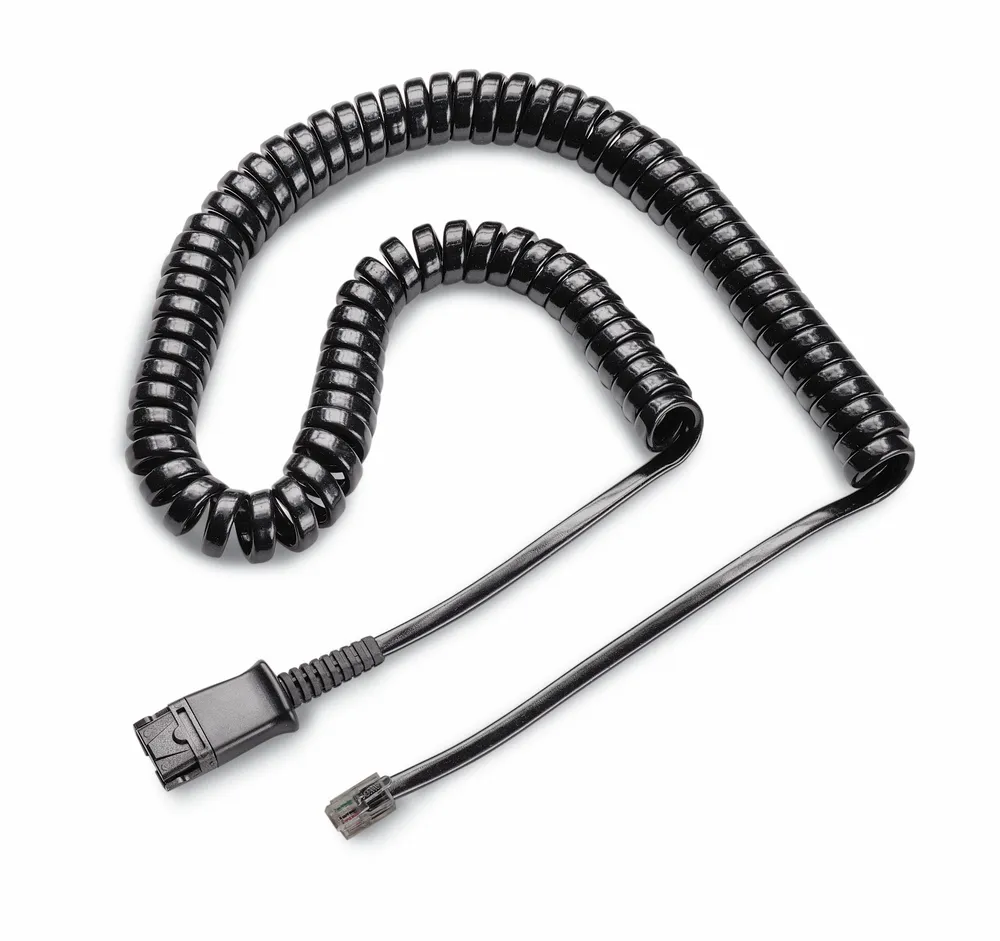 Plantronics Poly U10P kabelgebundene Kopfhörer für professionelle Nutzung schwarz