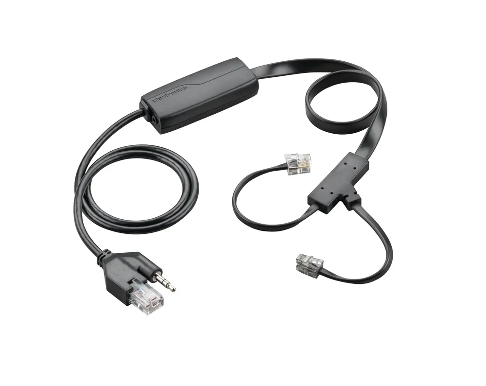 POLY APC-43 Electronic Hookswitch TAA Schwarz