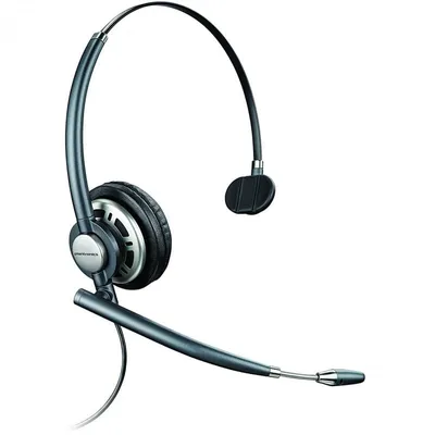 POLY HW710 Kopfhörer Kabelgebunden Kopfband Büro/Callcenter Schwarz