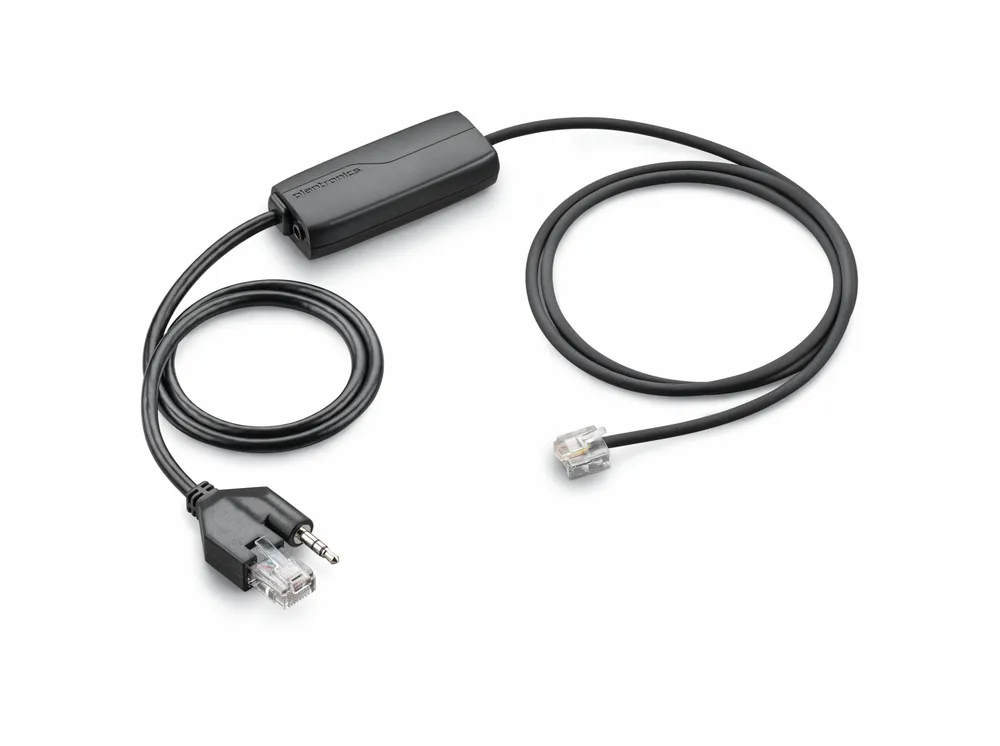 Headset-Zubehör Plantronics APS-11 elektronisches Abhebekabel für Siemens schwarz