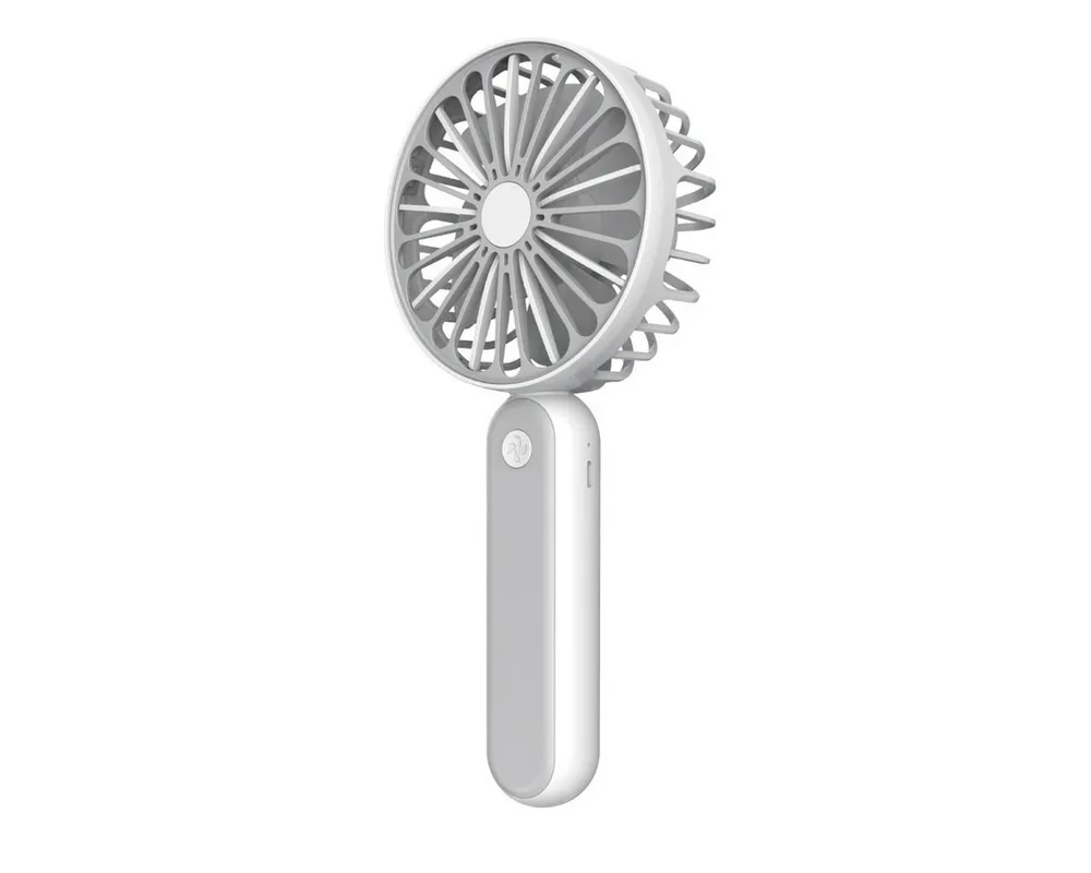 Platinet Handventilator PRDF6108, 8 cm Durchmesser, 3 Stufen mit Akku und LED Anzeige