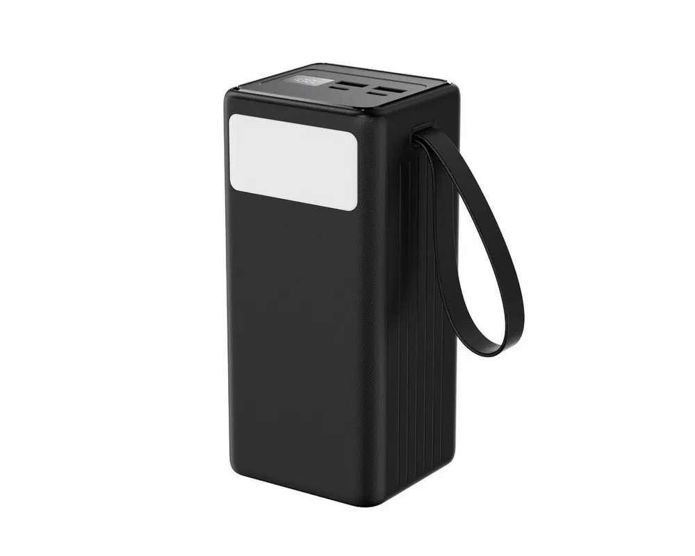 Platinet PMPB5020 Powerbank 50000 mAh (3,7 V), 50000 mAh mit PD 20W und Taschenlampe