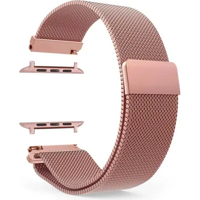 Armband Platyne für Apple Watch 42mm Edelstahl Rosé Gold Magnetverschluss