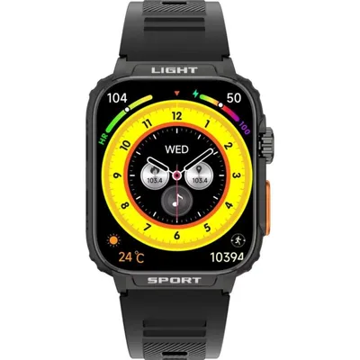 Platyne DWAC 219 Bluetooth GPS WLAN 1,5" Schwarz Armband Schwarz SpO2 Herzfrequenzmesser