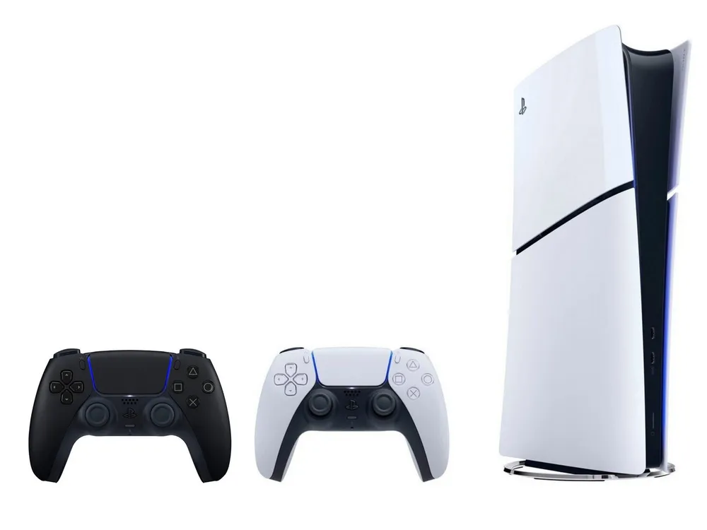 Playstation Playstation 5 Digital Slim inkl. zweitem DS-Controller Midnight Black (Set, 2 St., inkl. 2. DualSense Controller)
