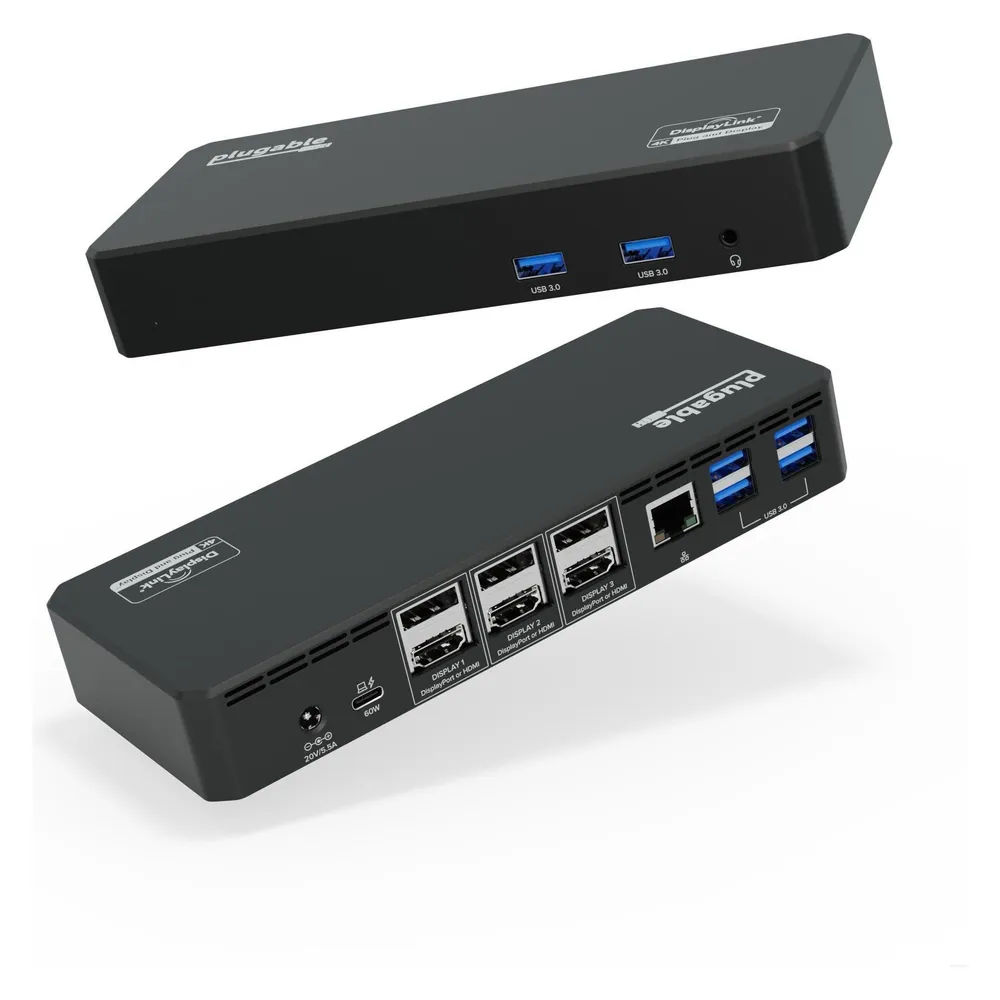 Plugable USBC Triple Display Dock 60W