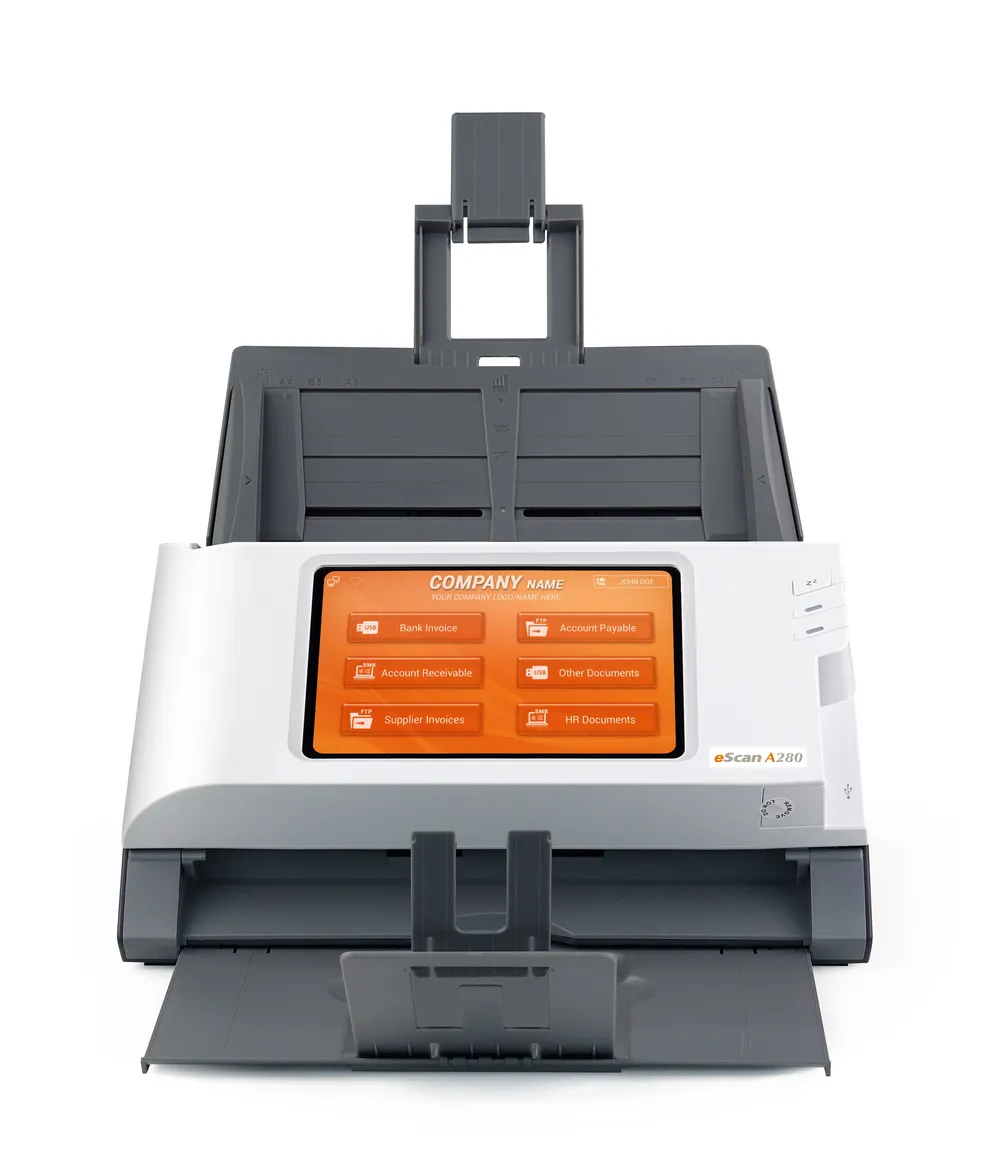 Scanner Plustek eScan A280 Enterprise ADF Duplex 600 x 600 DPI Touchscreen