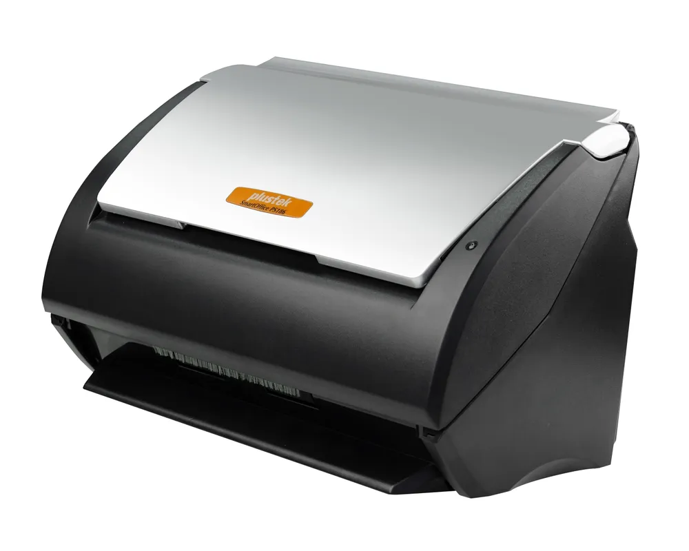 Scanner Plustek SmartOffice PS186 600 x 600 DPI 25 ppm ADF Schwarz/Silber