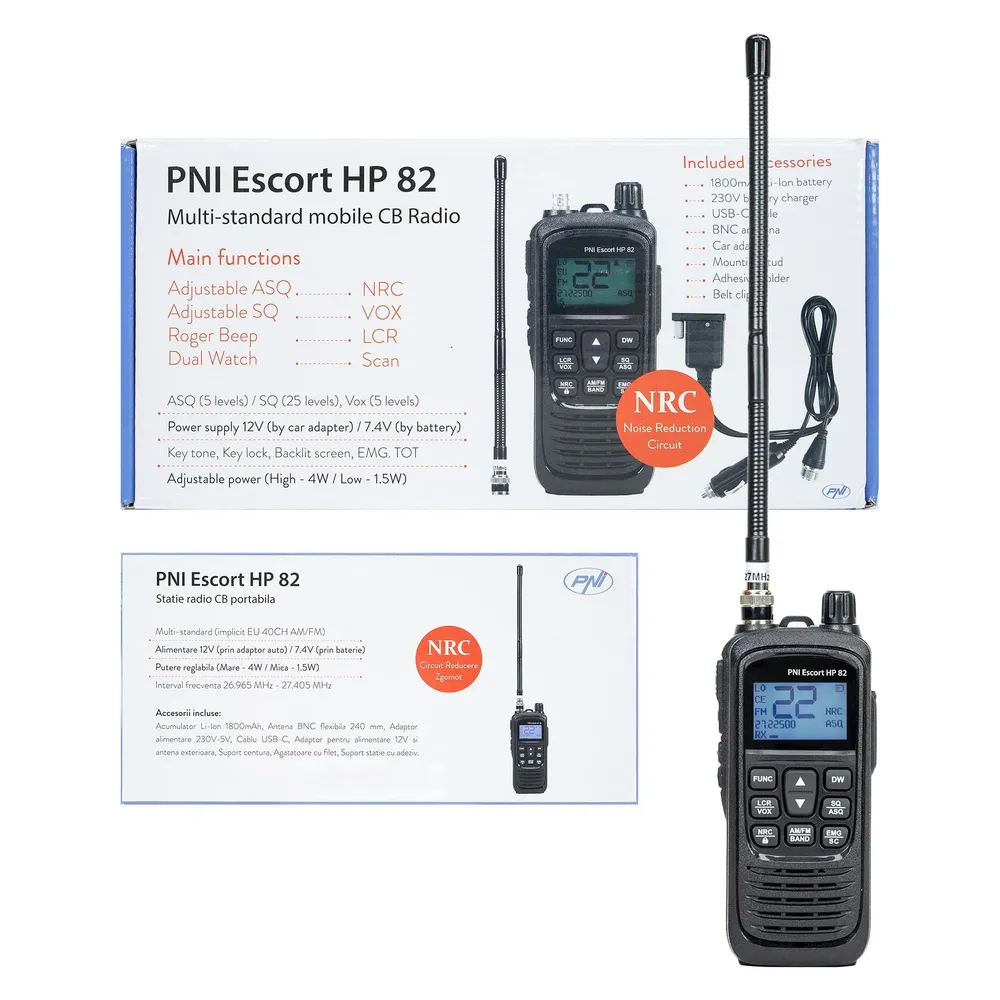 PNI Tragbares CB-Funkgerät Escort HP 82