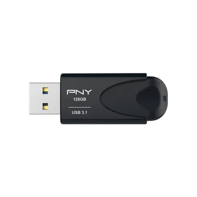 PNY Attache 4 USB-Stick 128 GB USB Typ-A 3.2 Gen 1 (3.1 Gen 1) Schwarz